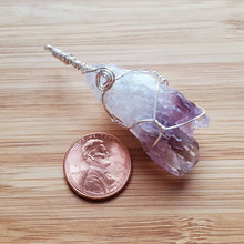 Load image into Gallery viewer, amethyst coming up rainbows