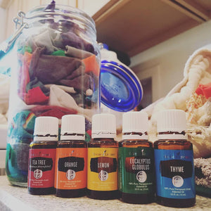 Upcycled Wipes Coming Up Rainbows Oil Bundle with Jar